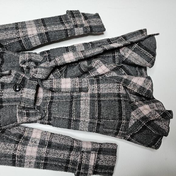 NWT Fleet Street LTD Women's Gray/Pink Coat Size XS - Picture 4 of 12